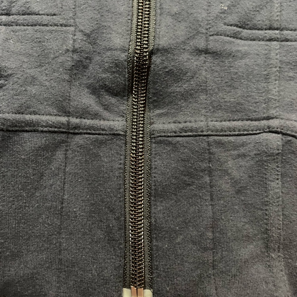 Vintage Y2K Black cropped Nike cropped zip up top sz S - Picture 10 of 14